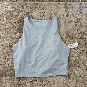 Old Navy Women's Blue Crop Top